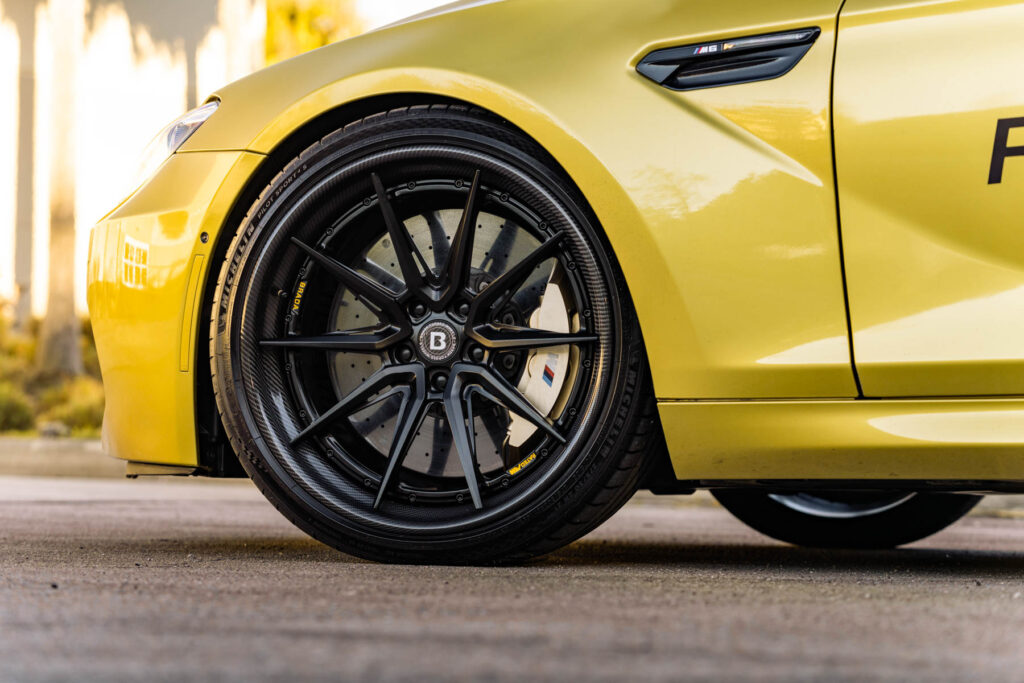 Austin Yellow BMW M6 - Brada Wheels